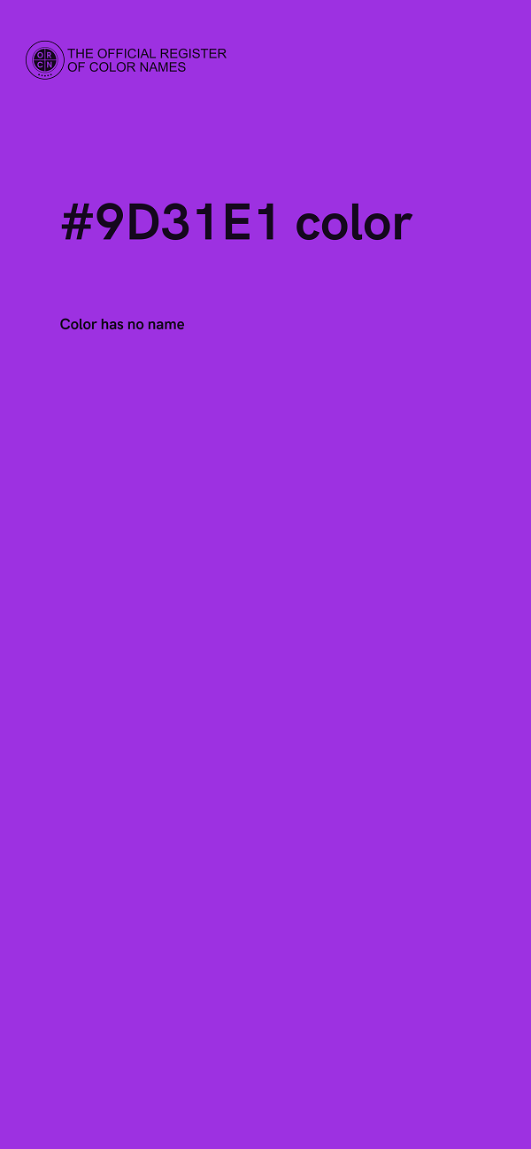 #9D31E1 color image