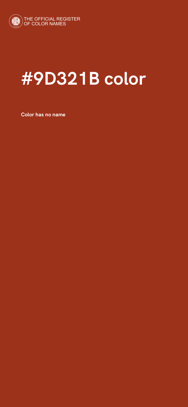 #9D321B color image