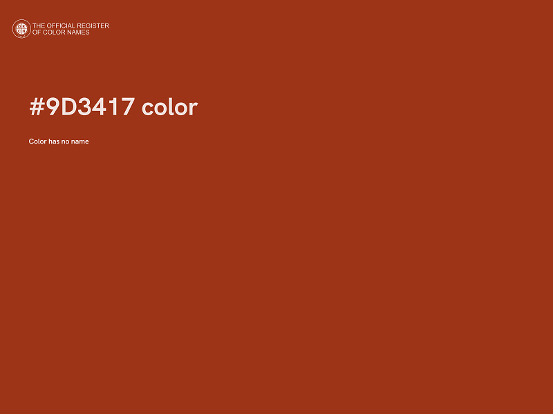 #9D3417 color image