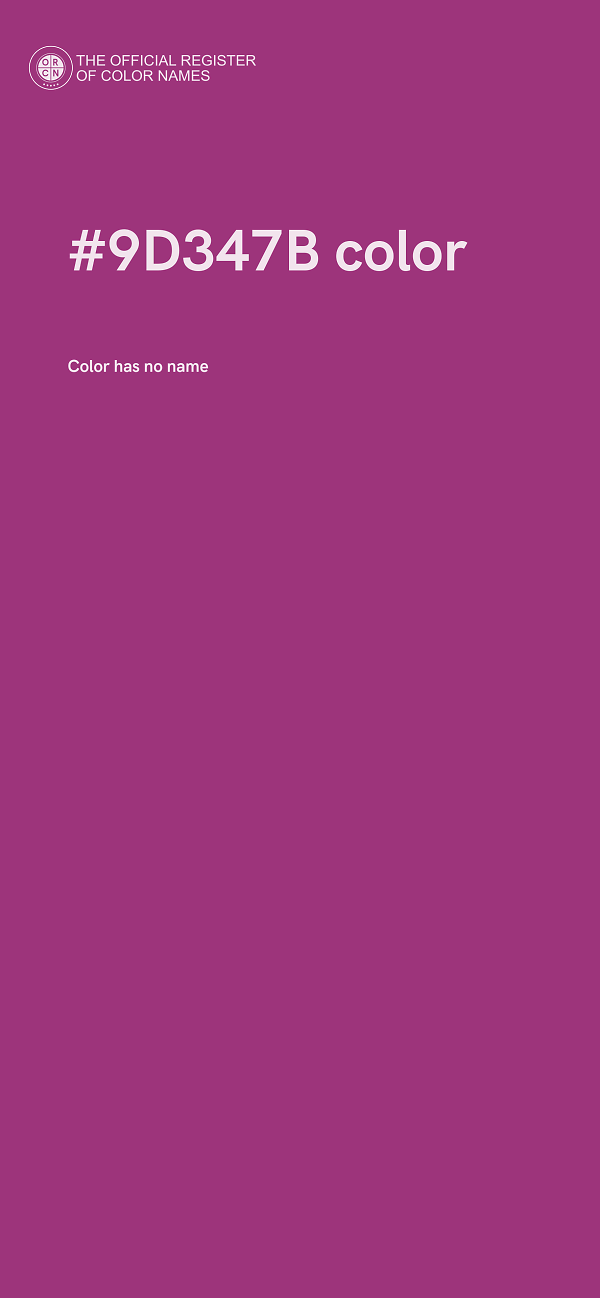 #9D347B color image
