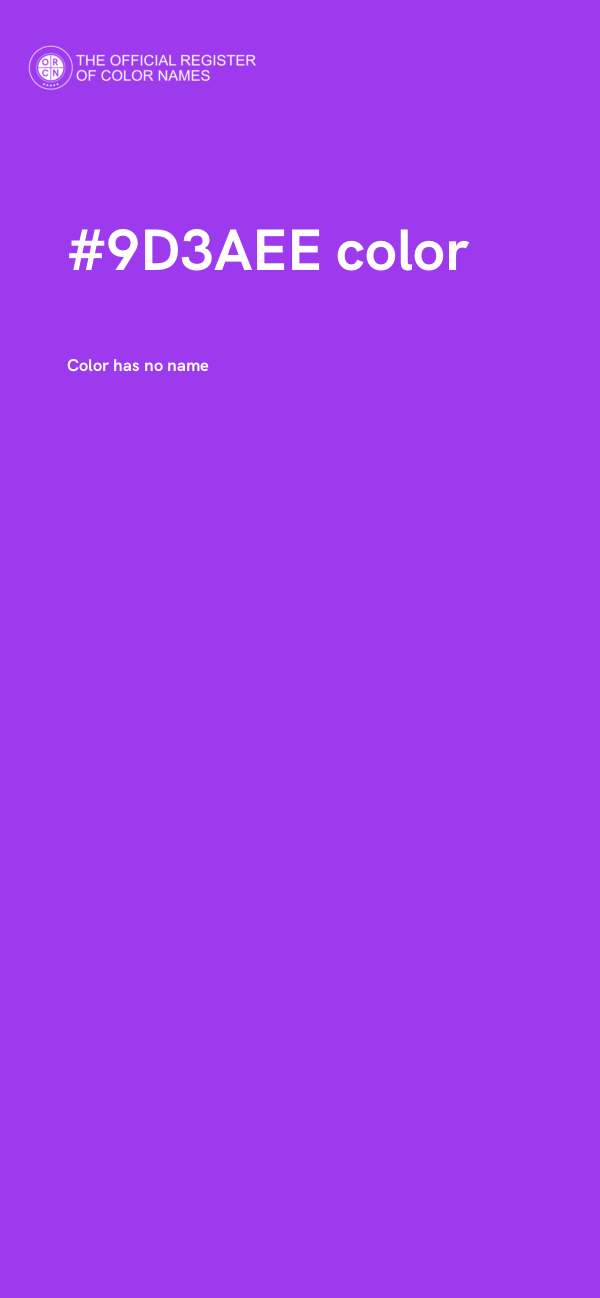 #9D3AEE color image