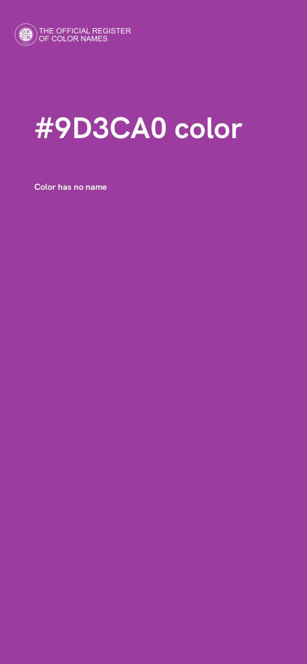 #9D3CA0 color image