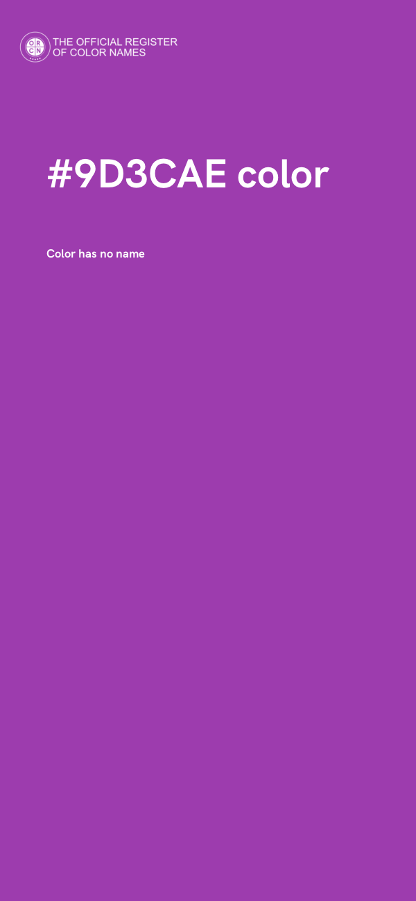 #9D3CAE color image