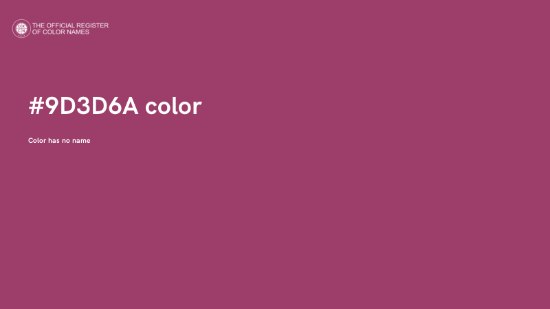 #9D3D6A color image