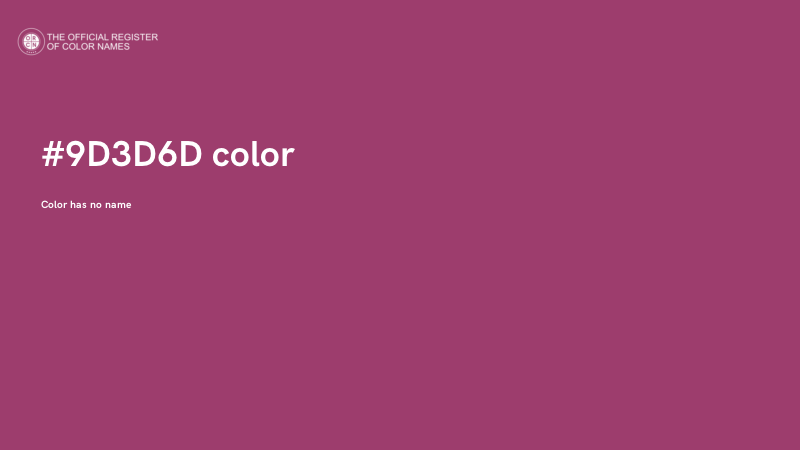 #9D3D6D color image