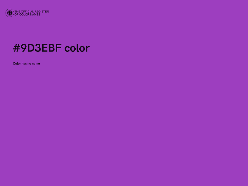 #9D3EBF color image