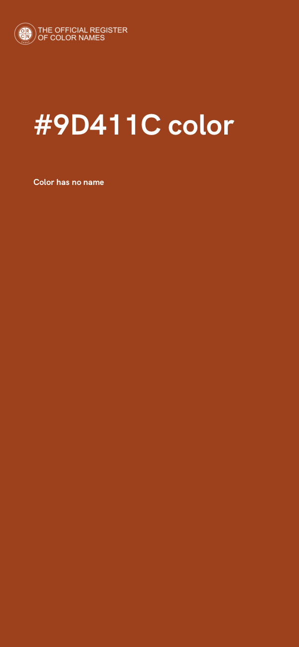 #9D411C color image