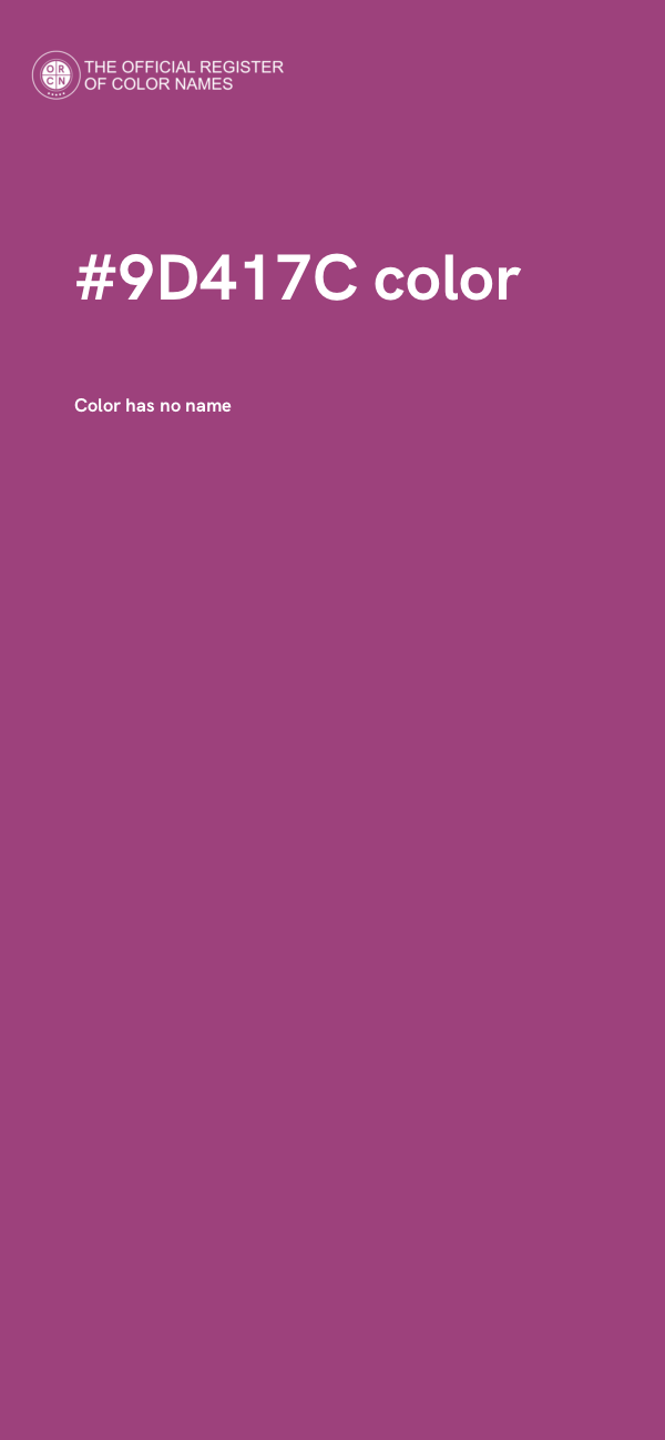 #9D417C color image