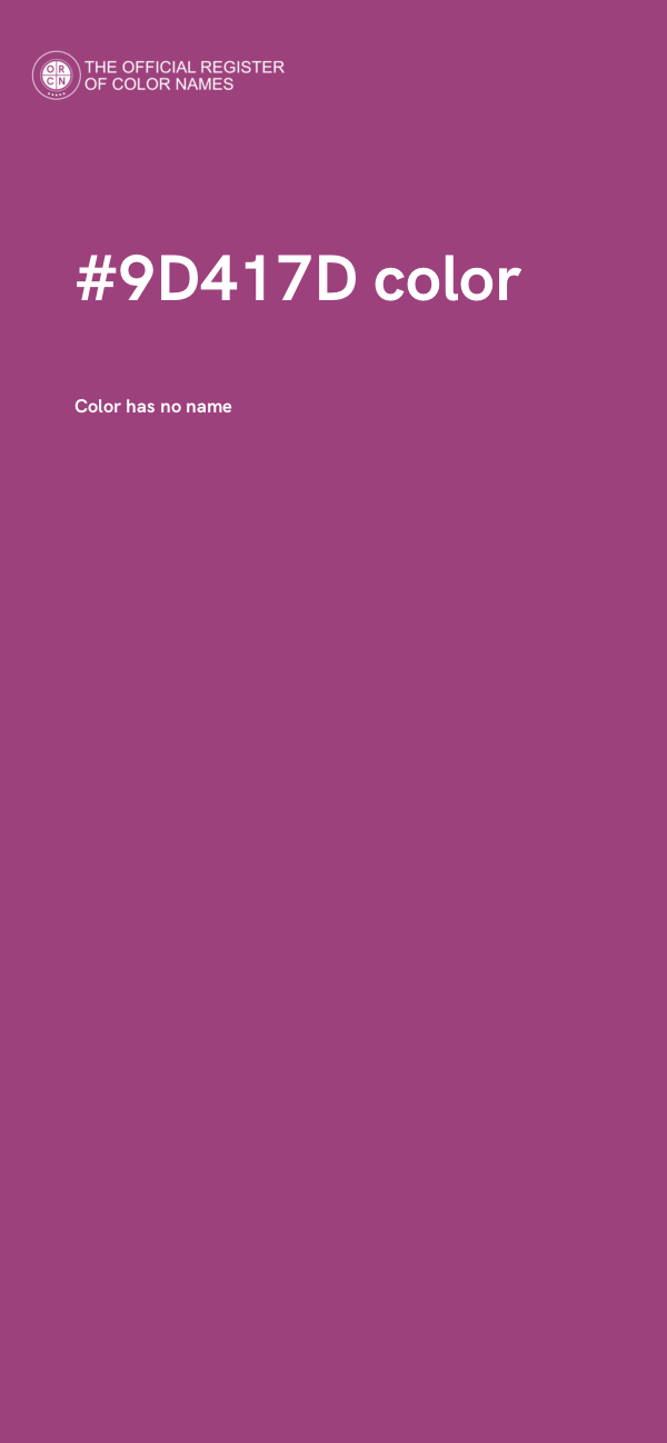 #9D417D color image