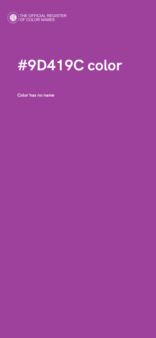 #9D419C color image