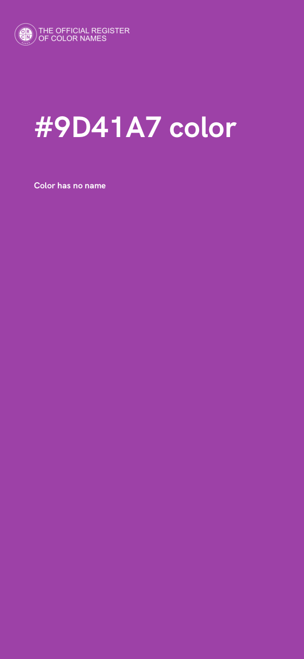 #9D41A7 color image