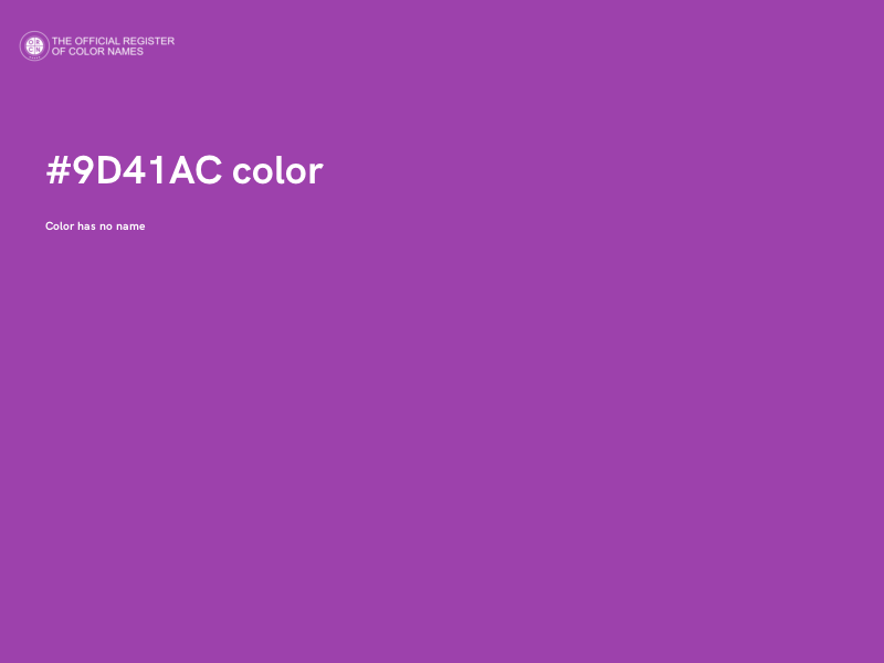 #9D41AC color image