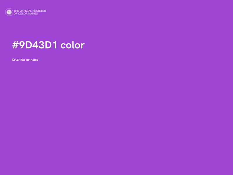 #9D43D1 color image