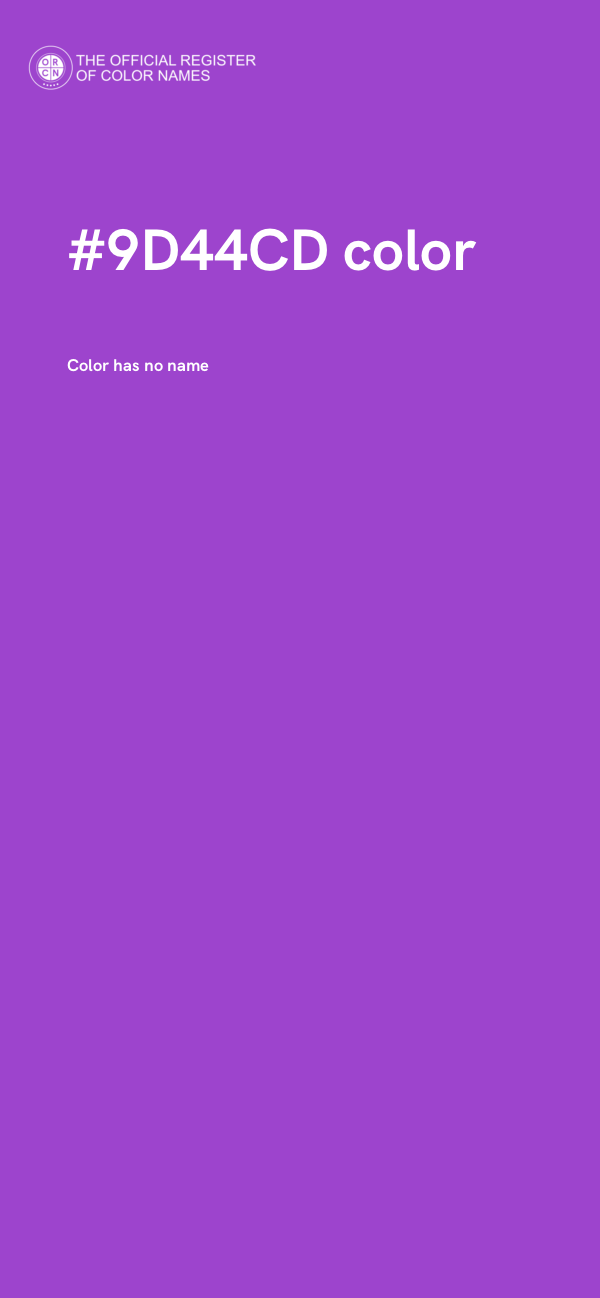 #9D44CD color image