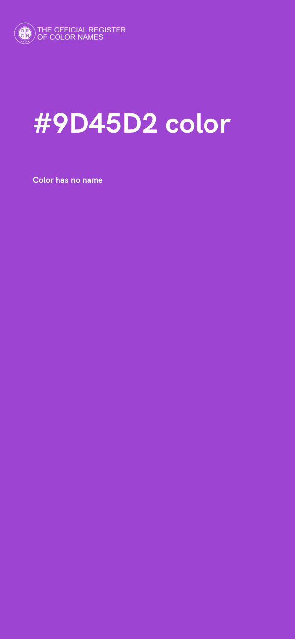 #9D45D2 color image
