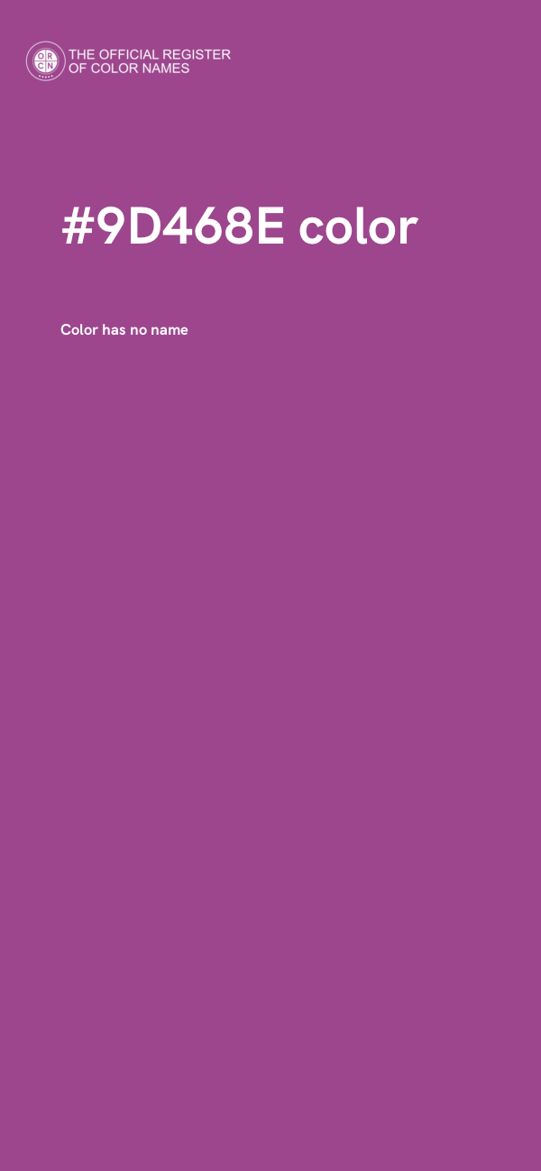 #9D468E color image
