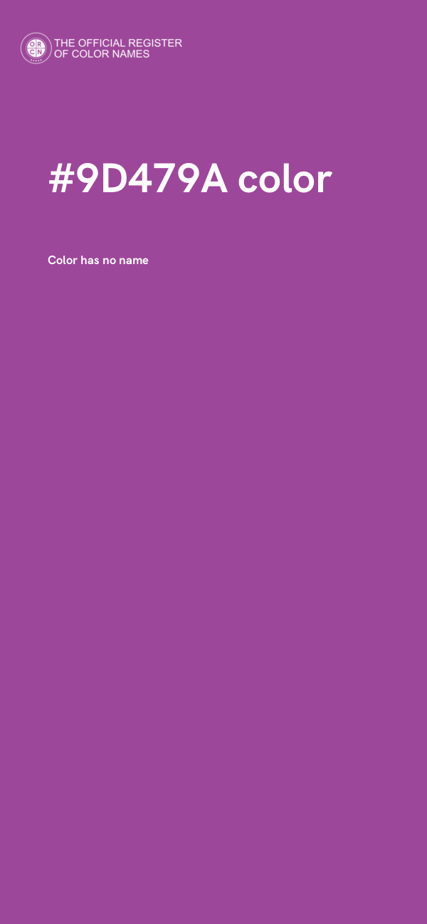 #9D479A color image