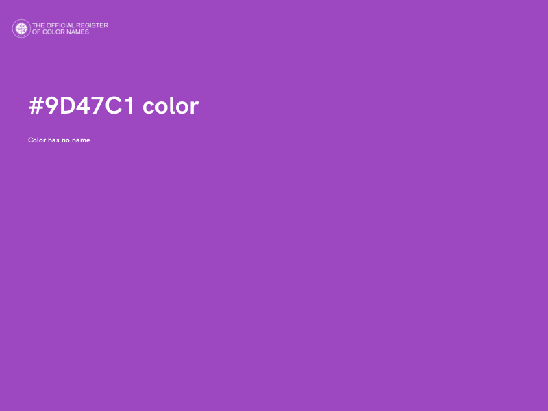 #9D47C1 color image