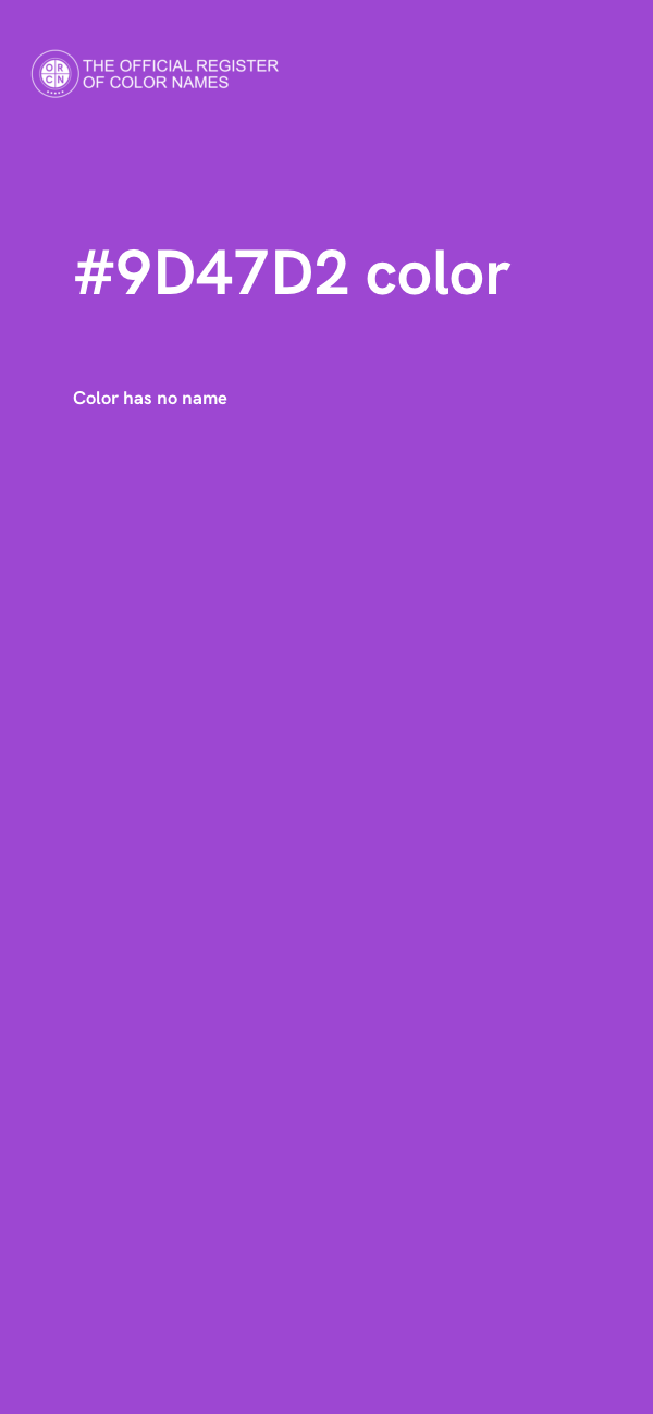 #9D47D2 color image