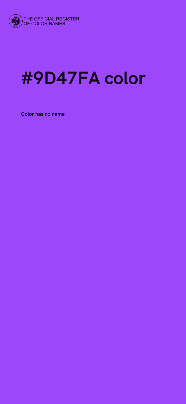#9D47FA color image