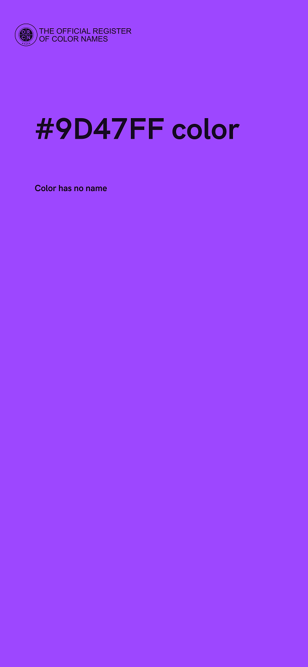 #9D47FF color image