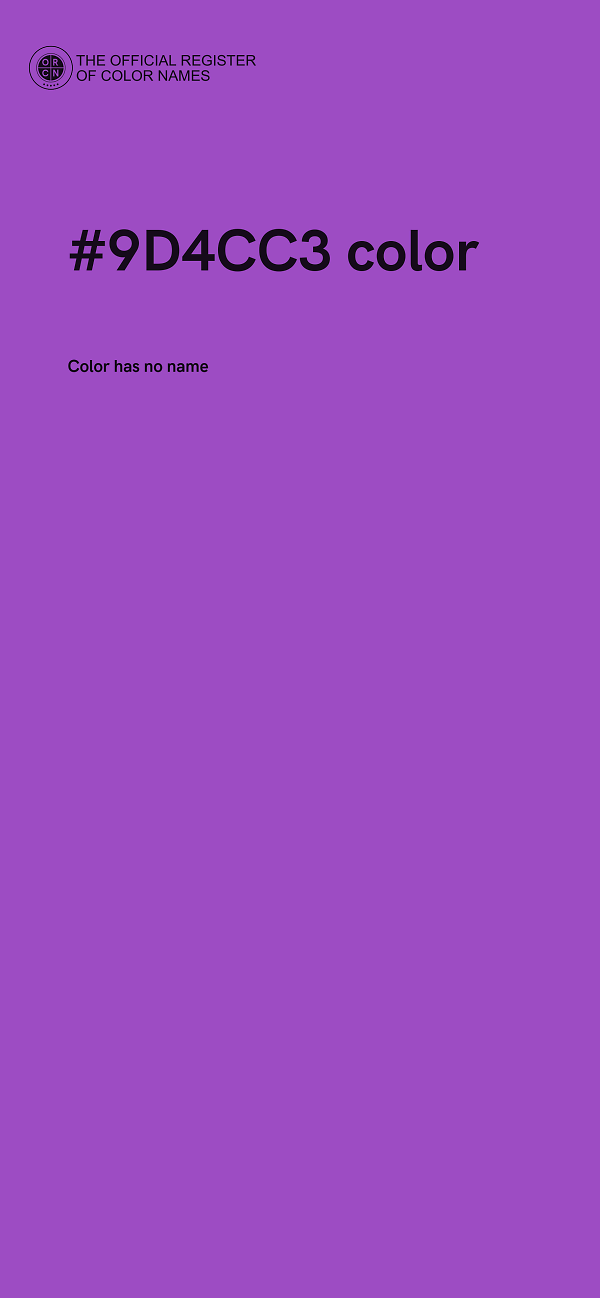 #9D4CC3 color image