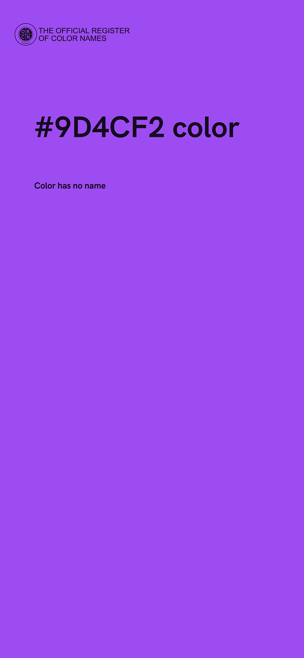 #9D4CF2 color image