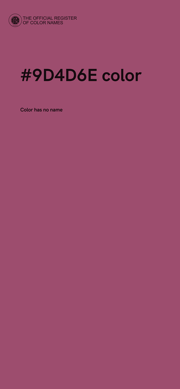 #9D4D6E color image