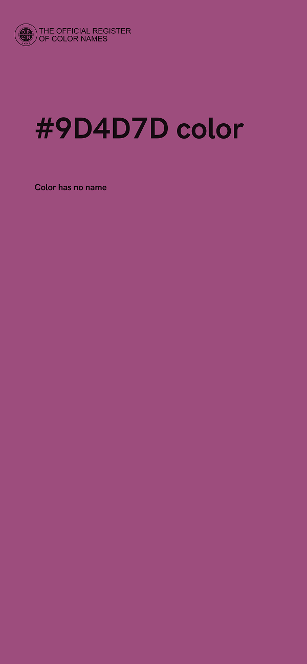 #9D4D7D color image