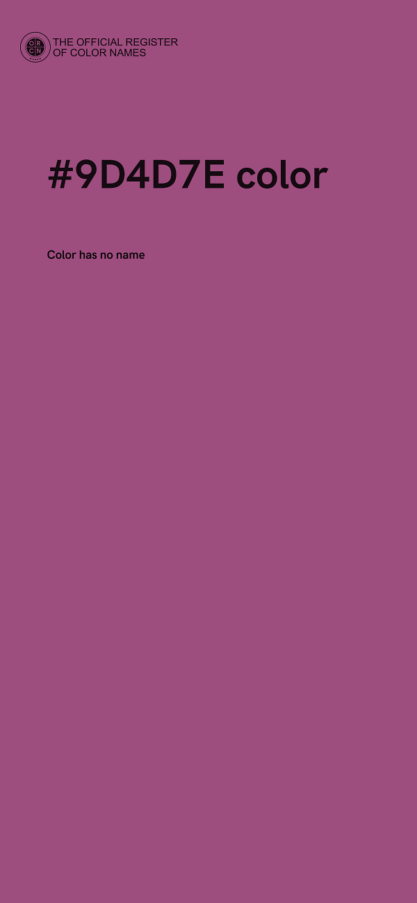 #9D4D7E color image