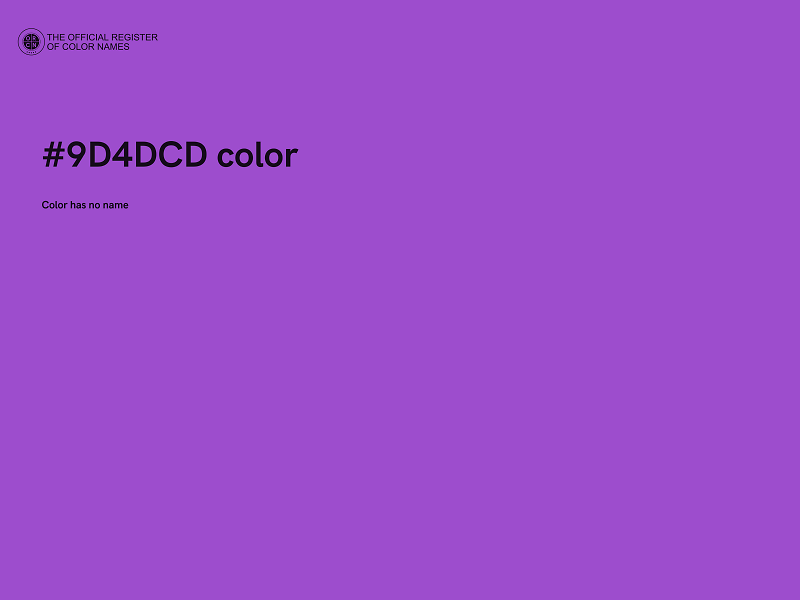 #9D4DCD color image