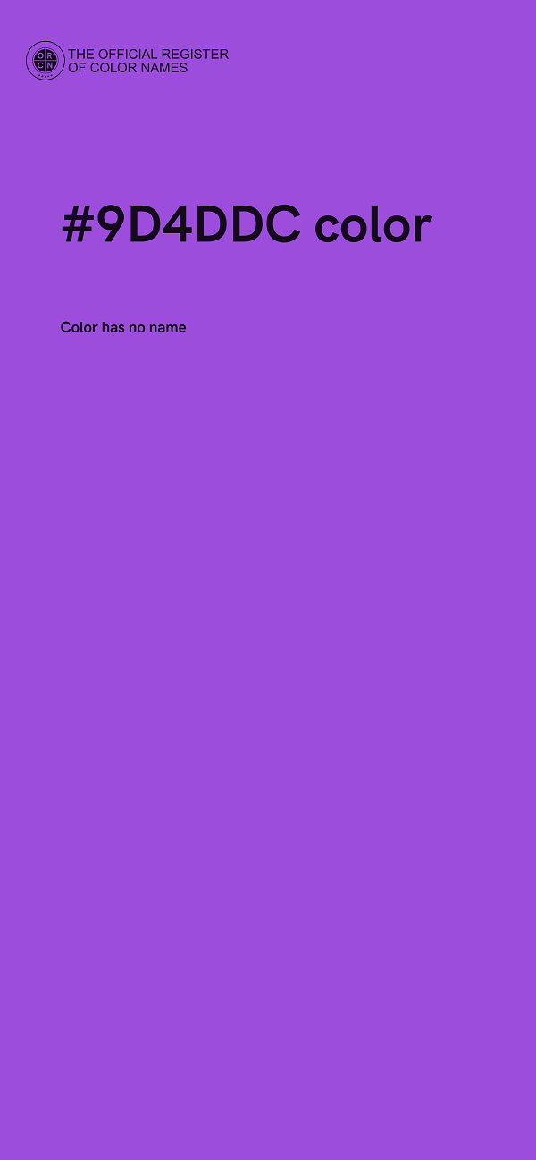 #9D4DDC color image