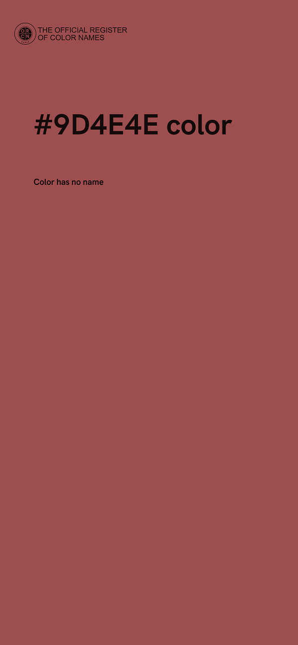 #9D4E4E color image