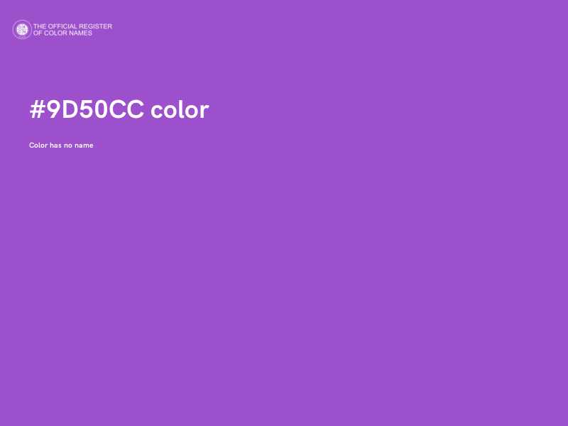 #9D50CC color image