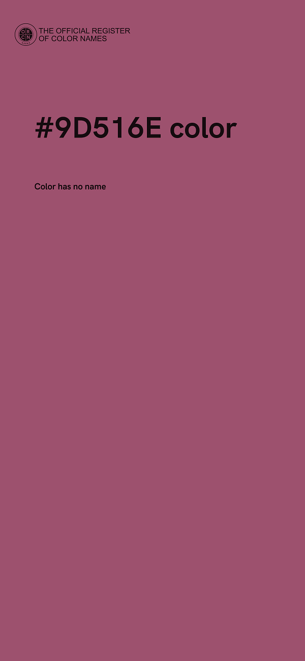 #9D516E color image