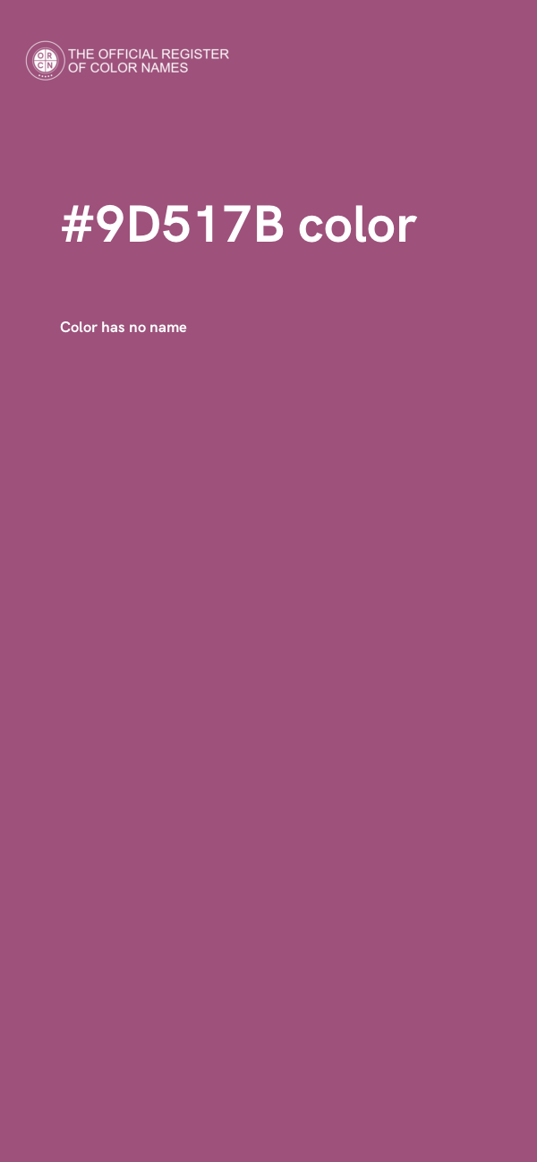 #9D517B color image