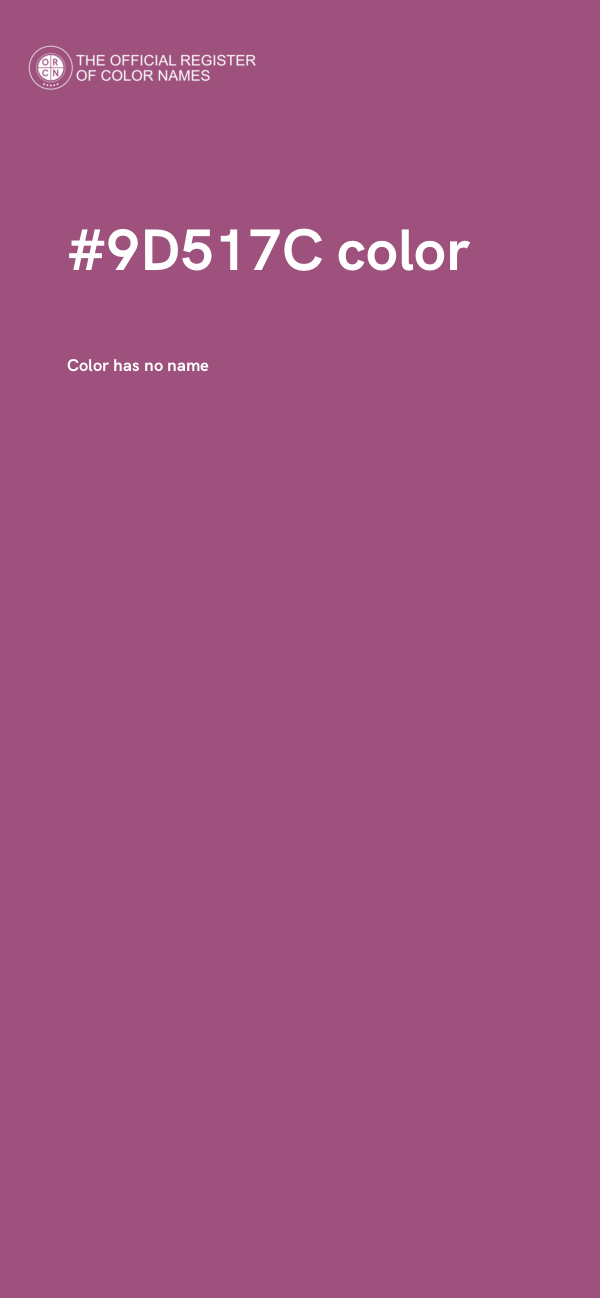#9D517C color image
