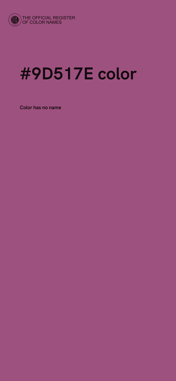 #9D517E color image