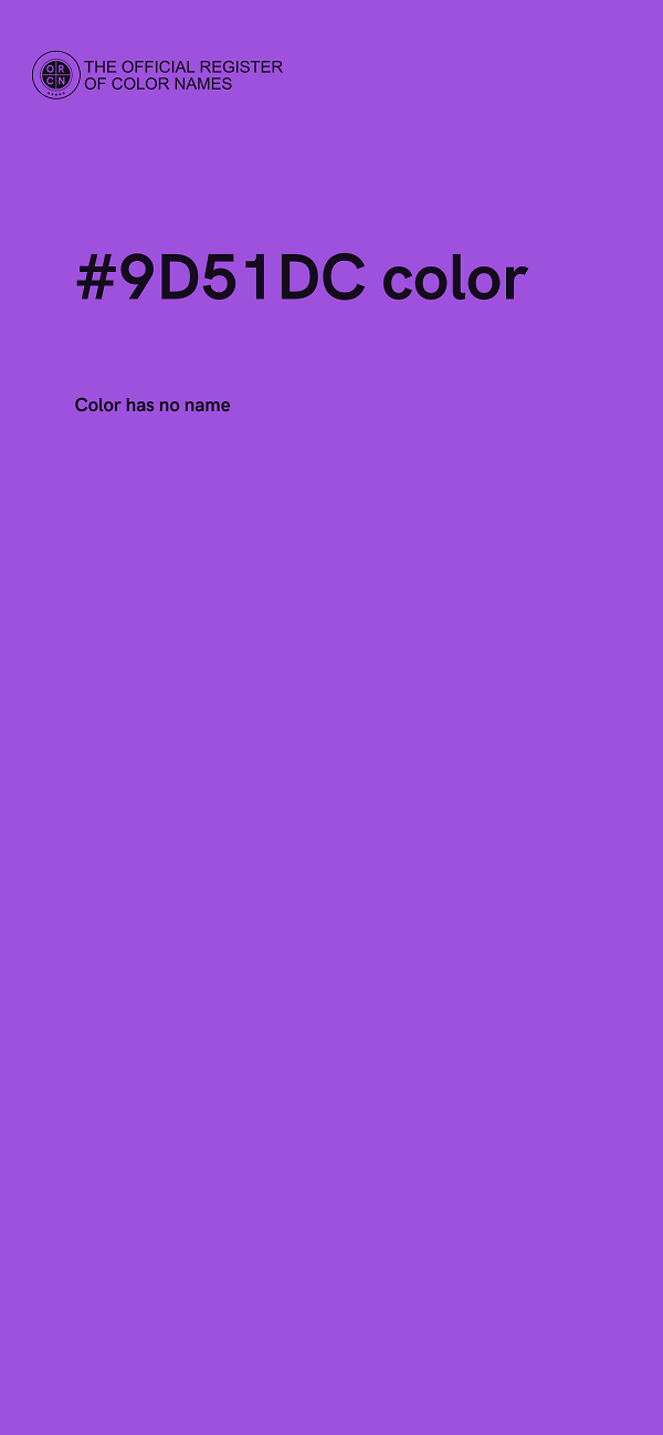 #9D51DC color image