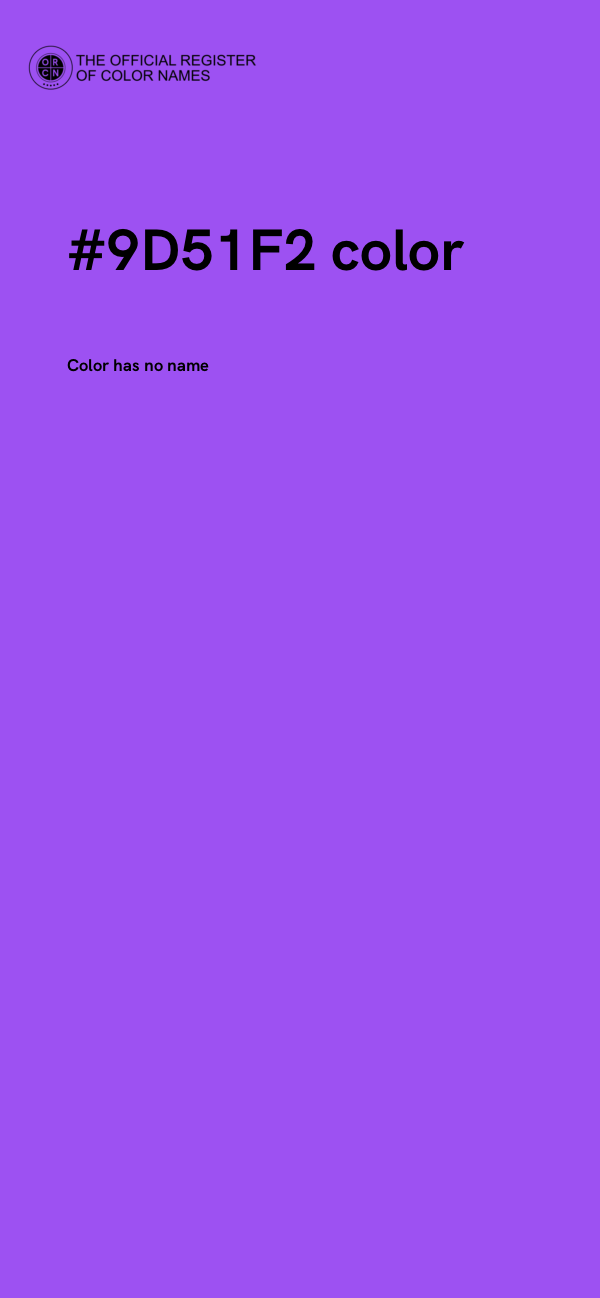 #9D51F2 color image