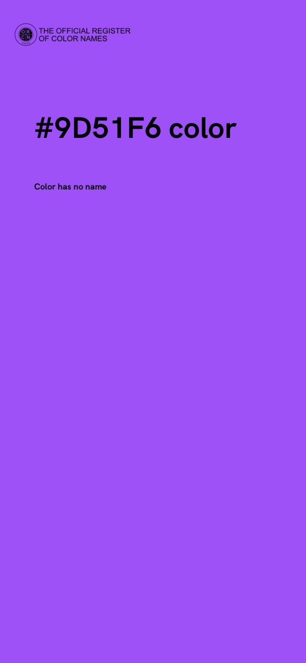 #9D51F6 color image