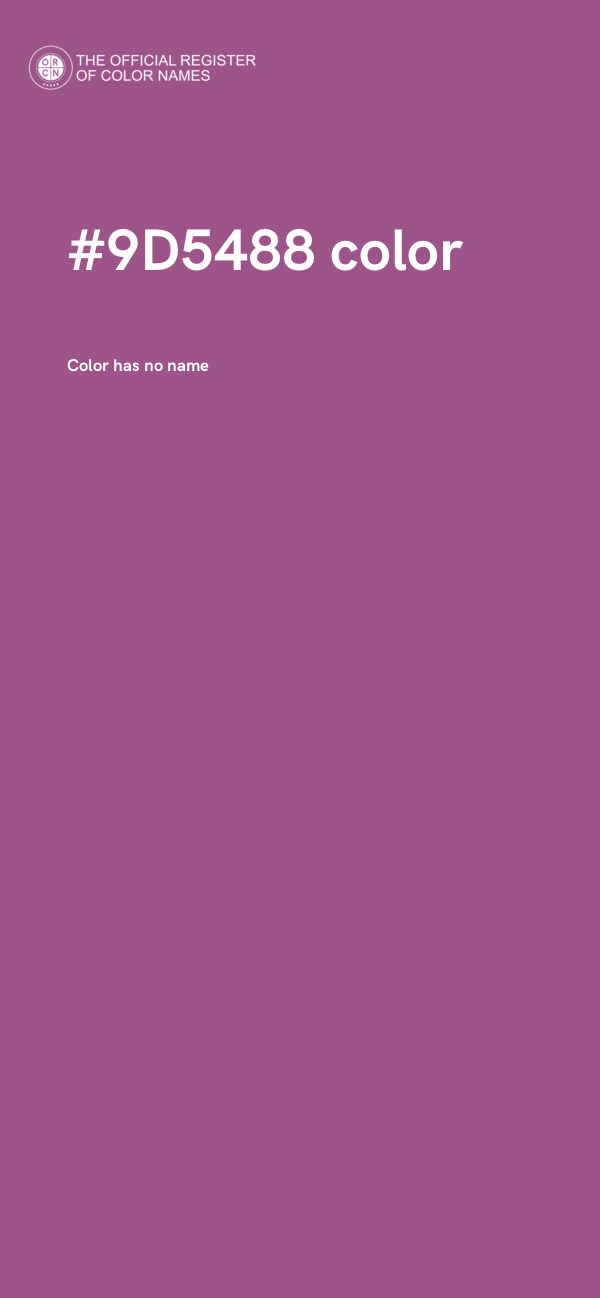 #9D5488 color image