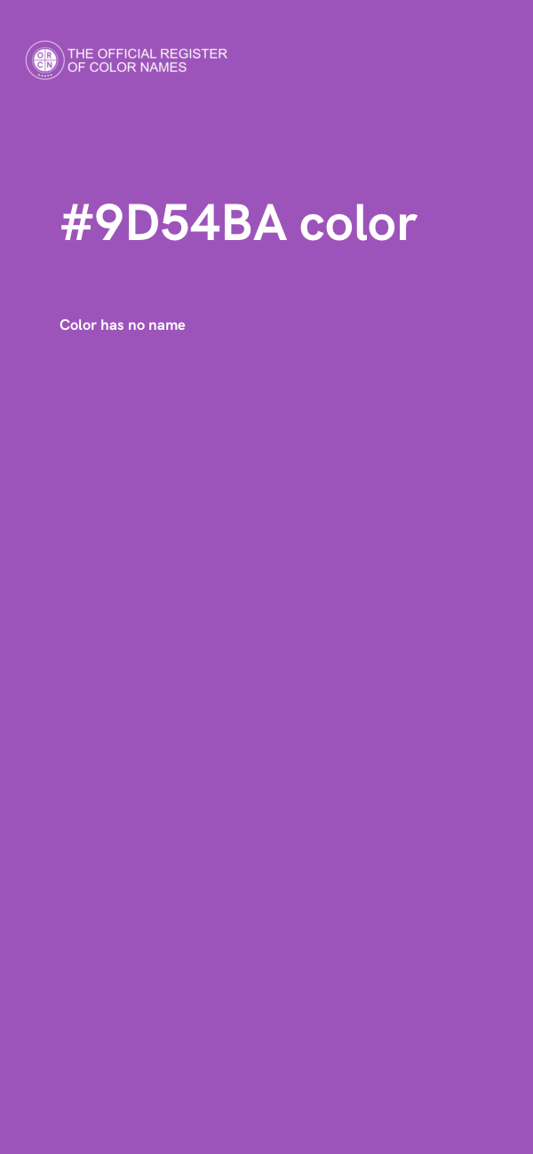 #9D54BA color image
