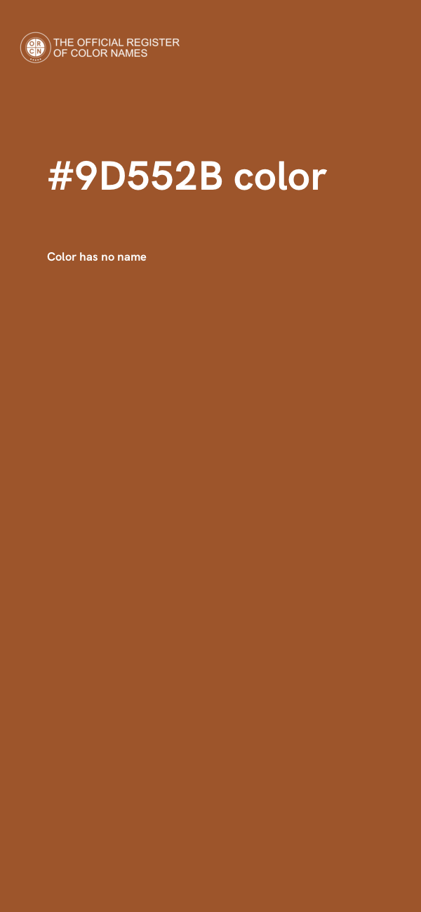 #9D552B color image