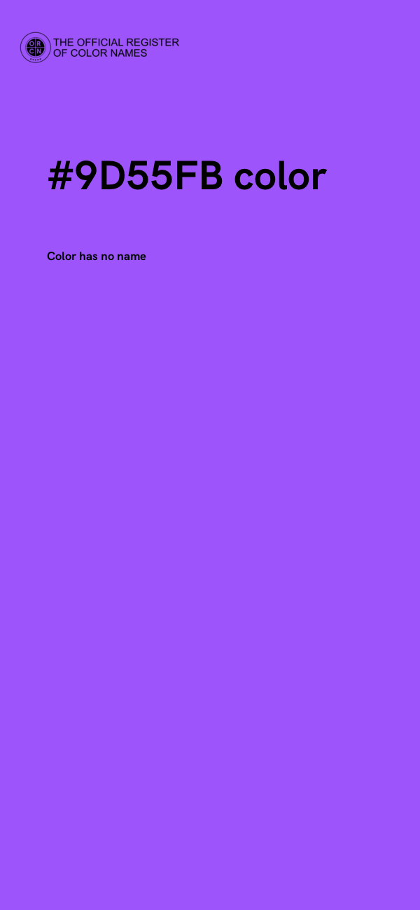 #9D55FB color image
