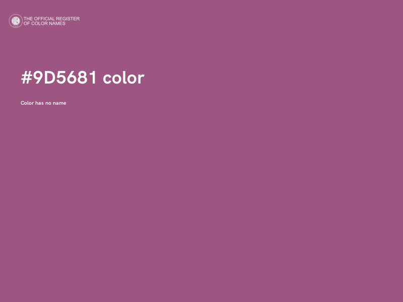 #9D5681 color image