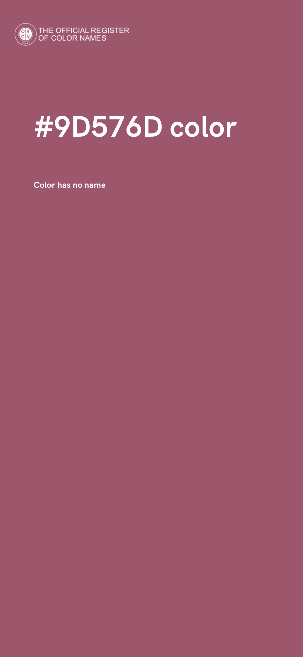 #9D576D color image