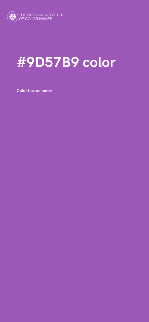 #9D57B9 color image