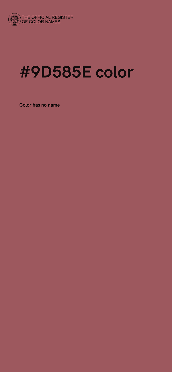 #9D585E color image