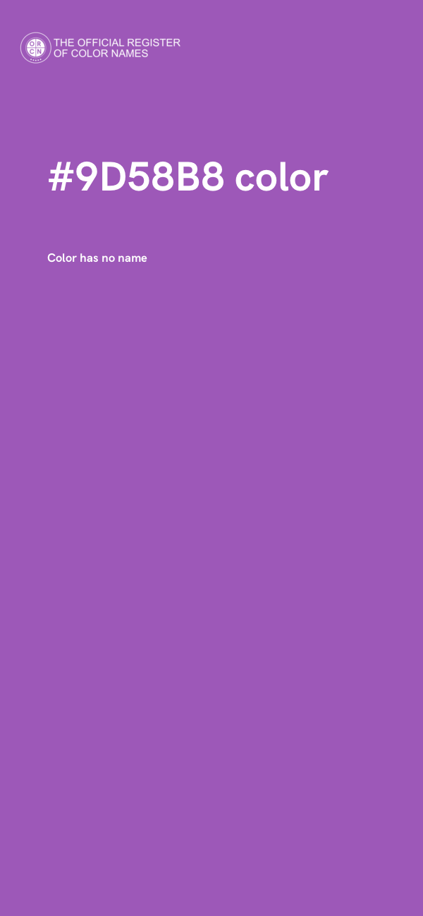#9D58B8 color image